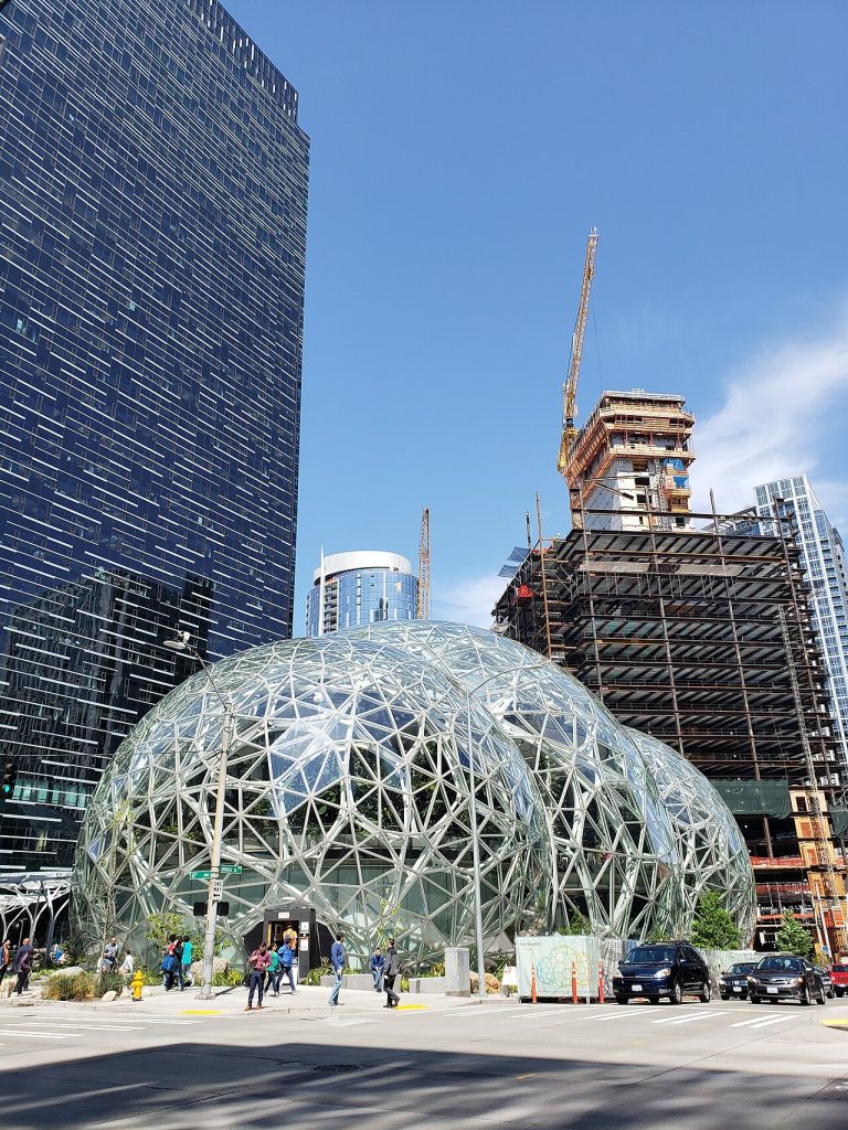 亚马逊西雅图总部园区 Spheres,2018-05-02